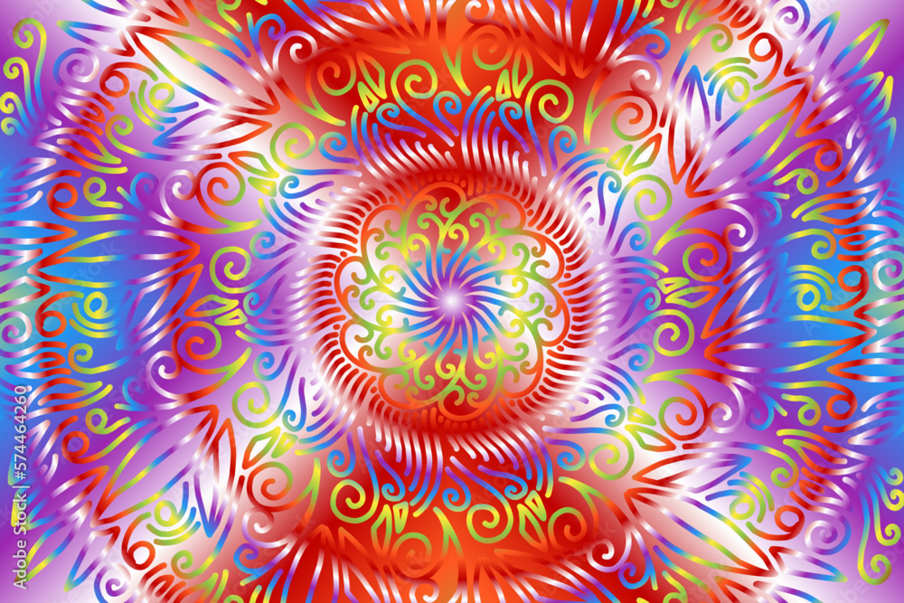 Beautiful caleidoscope symmetrical colourful gradient flowers line art of traditional abstract symbol batik dayak ornament design template elements
Beautiful caleidoscope symmetrical colourful gradient flowers line art of traditional abstract symbol batik dayak ornament design template elements