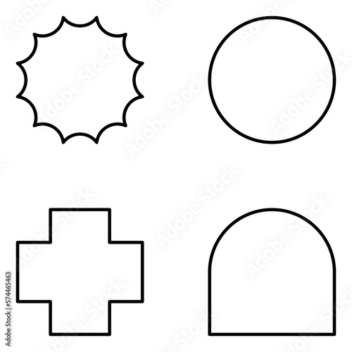 Shape Vector Line Icons