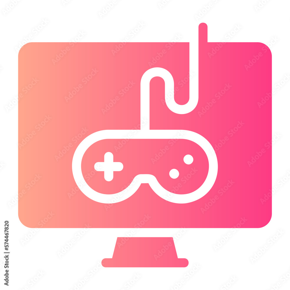 video games gradient icon video games gradient icon