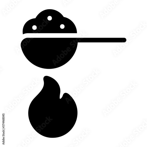 heroin glyph icon