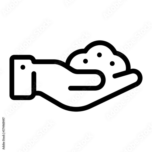 heroin line icon