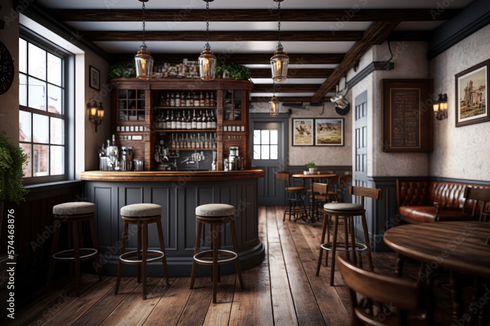 Rustic pub and bar 