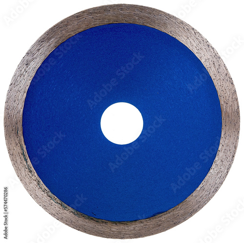 saw polish wheel on white background