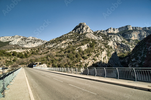 Pont du Galetas (Gorges du Verdon) in the Provence-Alpes-Côte d'Azur region, France photo