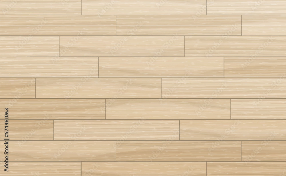 Realistic brick floor texture. Brown wooden surface with rectangle shapes. Vector model of flooring sample Realistic brick floor texture. Brown wooden surface with rectangle shapes. Vector model of flooring sample