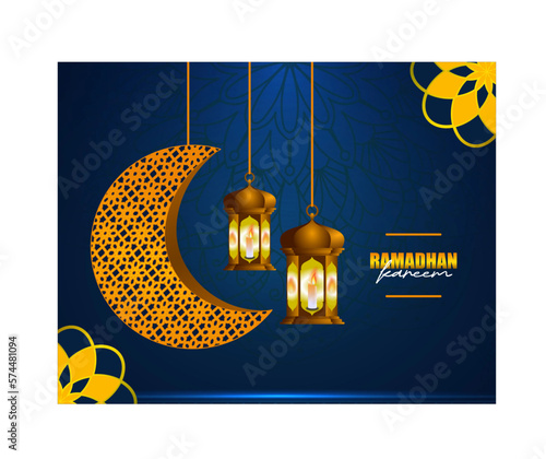 Ramadhan kareem simple background vektor