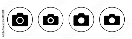 Camera icon vector for web and mobile app. photo camera sign and symbol. photography icon.