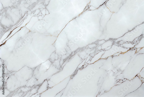 white marble with brown veins surface abstract background. Decorative acrylic paint pouring rock marble texture. Horizontal natural white and grey marble abstract pattern.