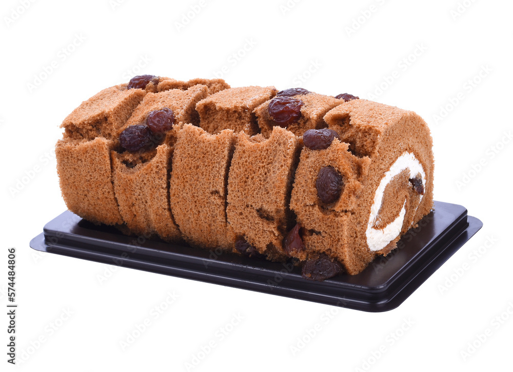 Εκτύπωση καμβά Tasty chocolate cake isolated transparent png