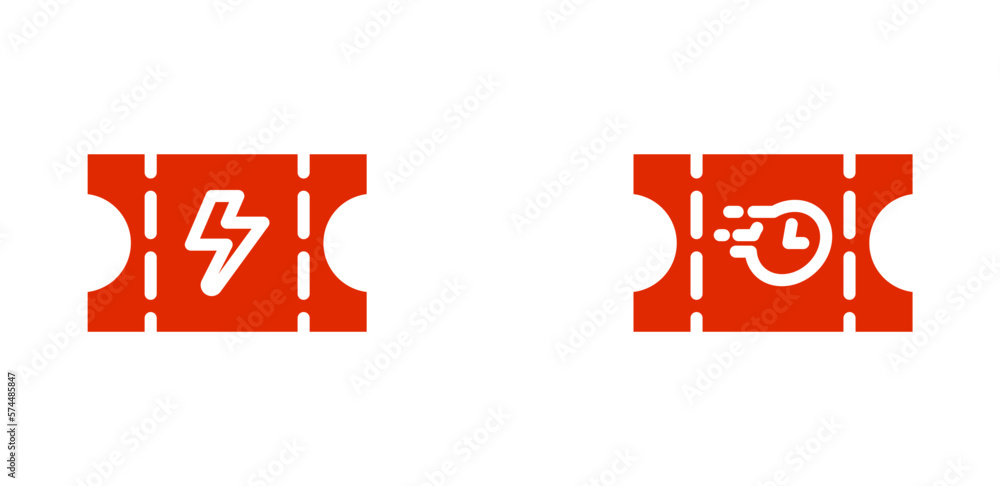 icon flat flash sale voucher, Ecommerce. editable file. vector illustration icon flat flash sale voucher, Ecommerce. editable file. vector illustration