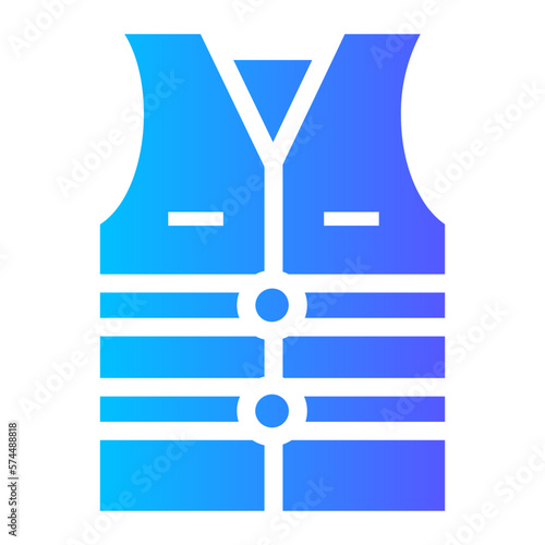 high visibility vest icon 
