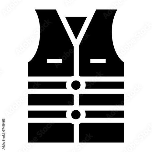 high visibility vest icon 
