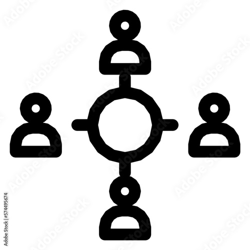 This a Bussines Icons Outline Black Style
