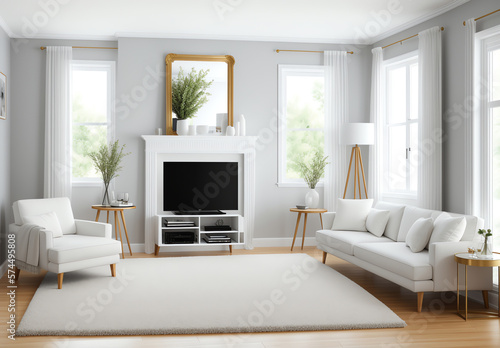 Chic and Plush: An Elegant and Comfortable Living Room Design
