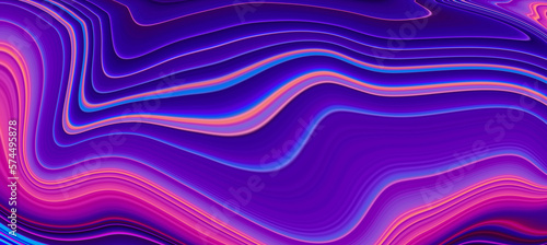 ウェーブ スタイル。抽象的なグラデーションの背景。現実的な抽象. Wave style . Abstract gradient background. realistic abstract. 4K