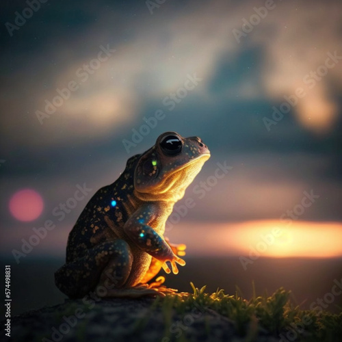 frog lights - Generative Ai  © Notorious