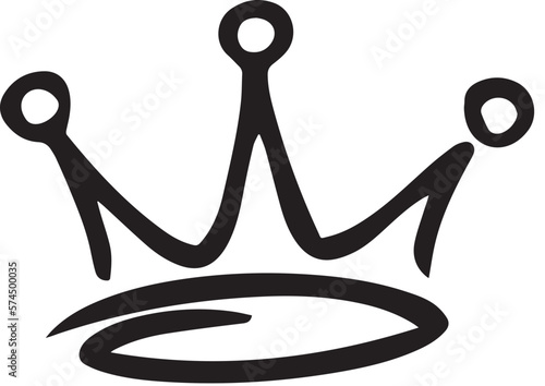 Hand drawn crown