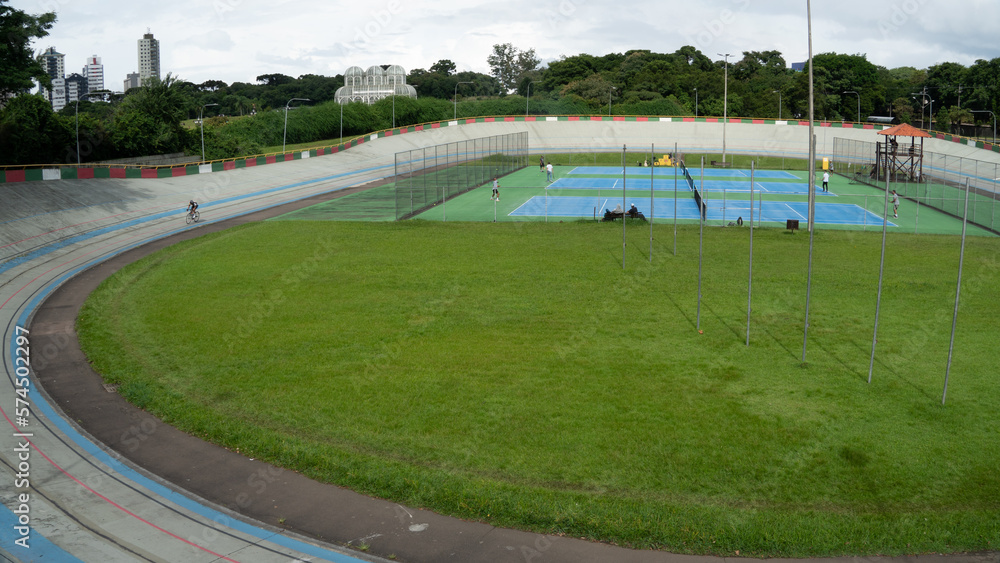 Fototapeta premium Velódromo do Jardim Botânico de Curitiba