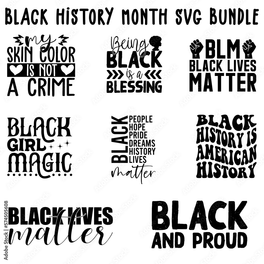 Black History Month SVG Huge Bundle,