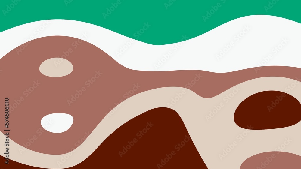 Abstract background using object shapes, Design with liquid form, and color gradations Abstract background using object shapes, Design with liquid form, and color gradations