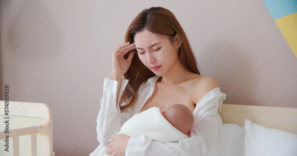 tired mother breastfeeding baby tired mother breastfeeding baby