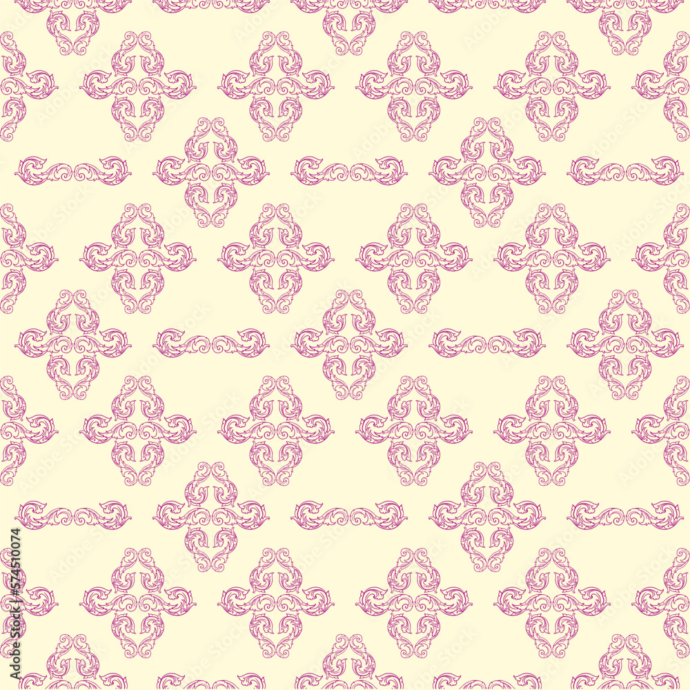 seamless pattern with flowers vector for card decoration background