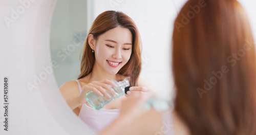 Tableau sur toile Oral hygiene concept