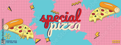 SOCIAL MEDIA POSTER AND BANNER PIZZA TIME