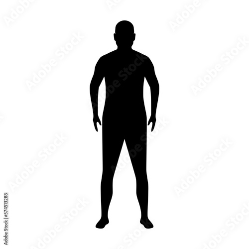 silhouette of a man