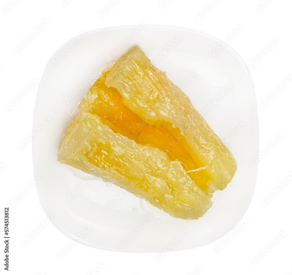 cassava or tapiopca in syrup, Thai Dessert cassava or tapiopca in syrup, Thai Dessert