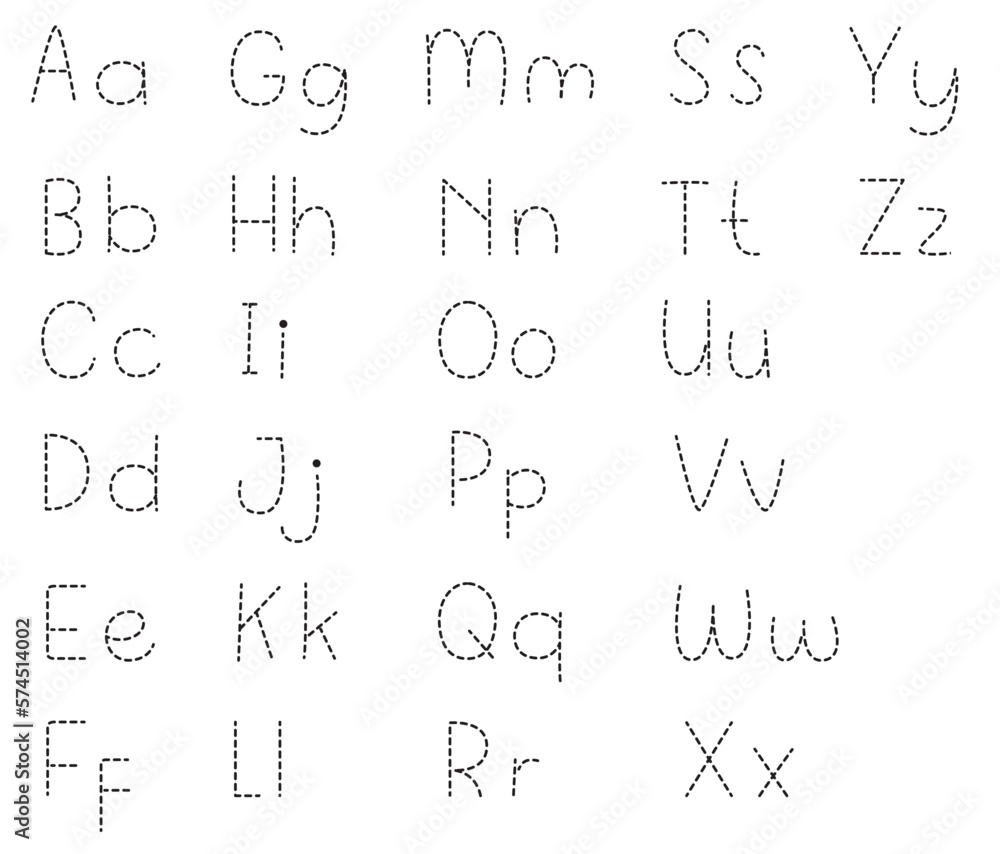 vecteur-stock-alphabet-letters-tracing-worksheet-with-all-alphabet