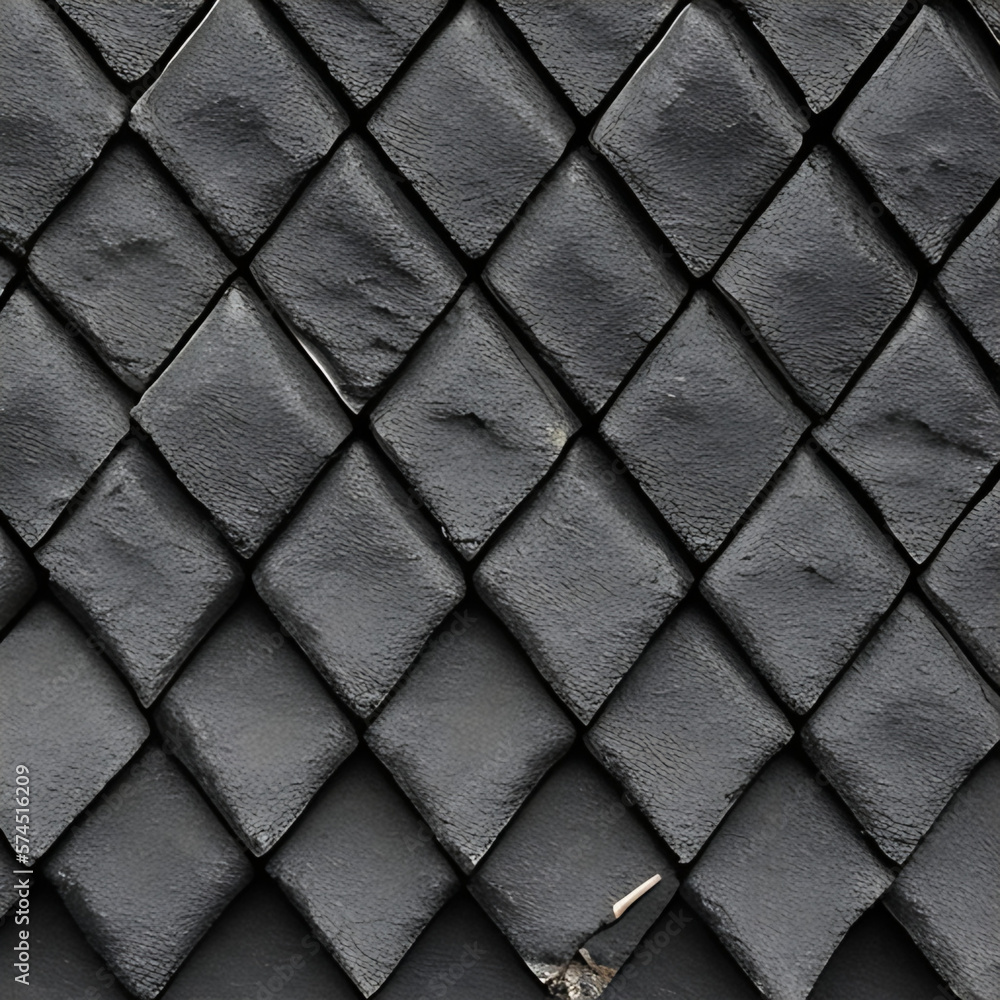 Fototapeta premium Coal wall deep pattern