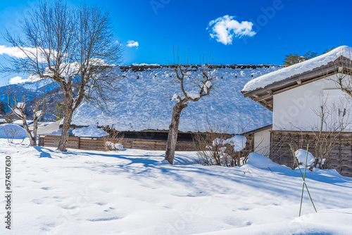 Wallpaper Mural 岐阜県白川郷の冬の風景 Torontodigital.ca
