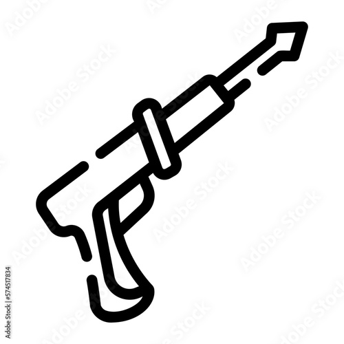 speargun line icon