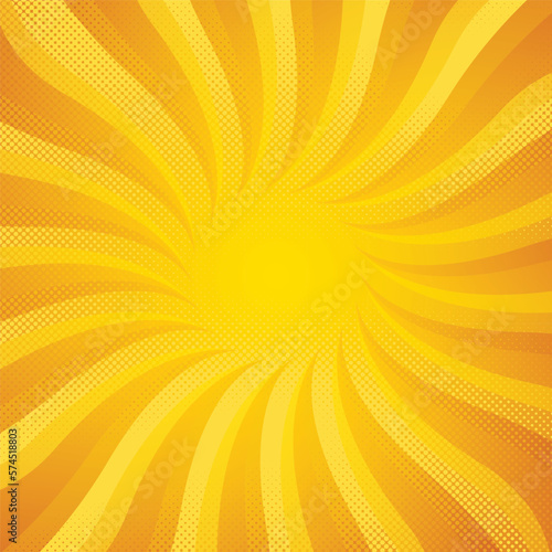 yellow background sunlight dot gradation