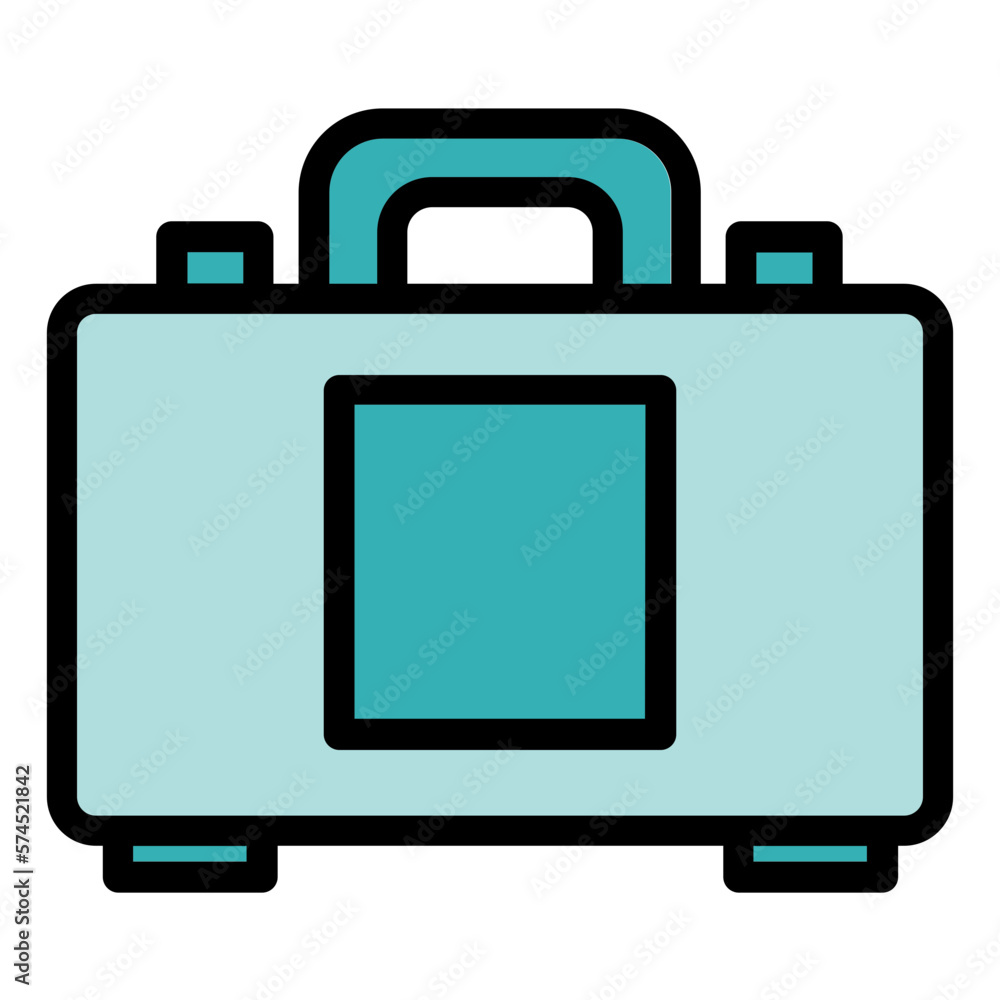 First aid color line icon First aid color line icon