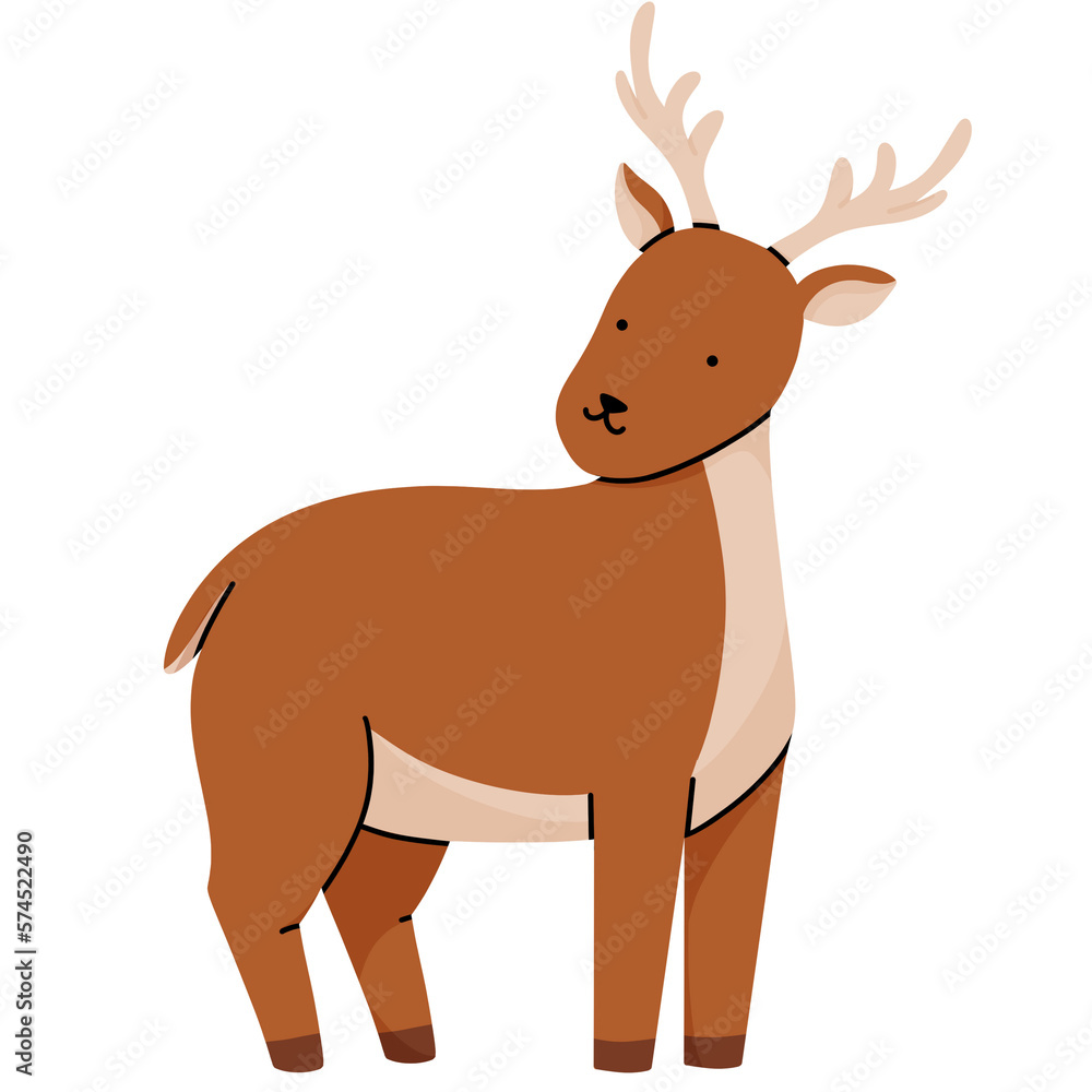 deer cute illustration deer cute illustration
