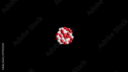 Animation Showing Nuclear Fission Process photo