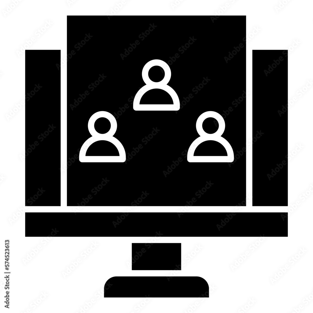 contact in computer icon