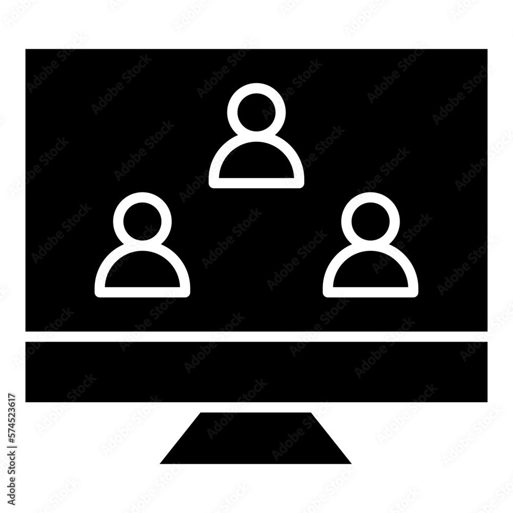 contact in computer icon