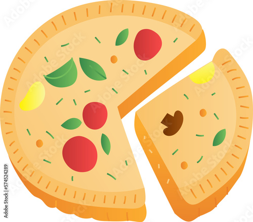 Quiches picnics food illustration