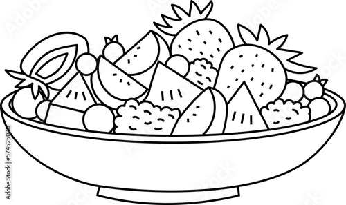 fruit salad icon