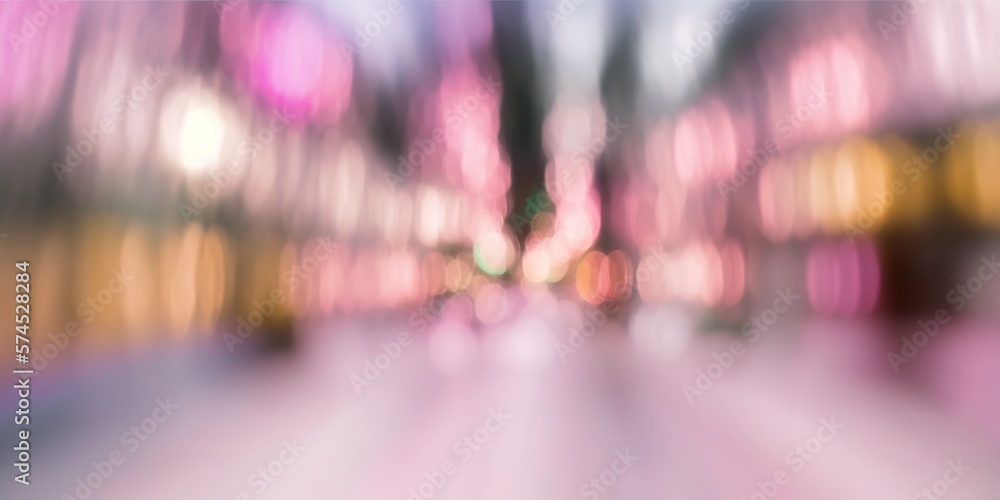 a blurry image of a dark background with lights and boke of lights on the ground and a blurry background of the floor. generative ai a blurry image of a dark background with lights and boke of lights on the ground and a blurry background of the floor. generative ai