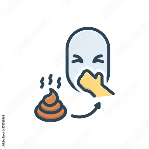 Color illustration icon for funk