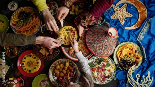 Foto Eid holiday table