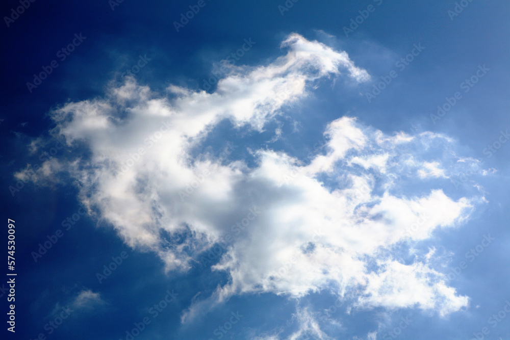 a scorpion-shaped cloud