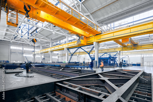 Workshop for large sized metal construction assembling © nordroden