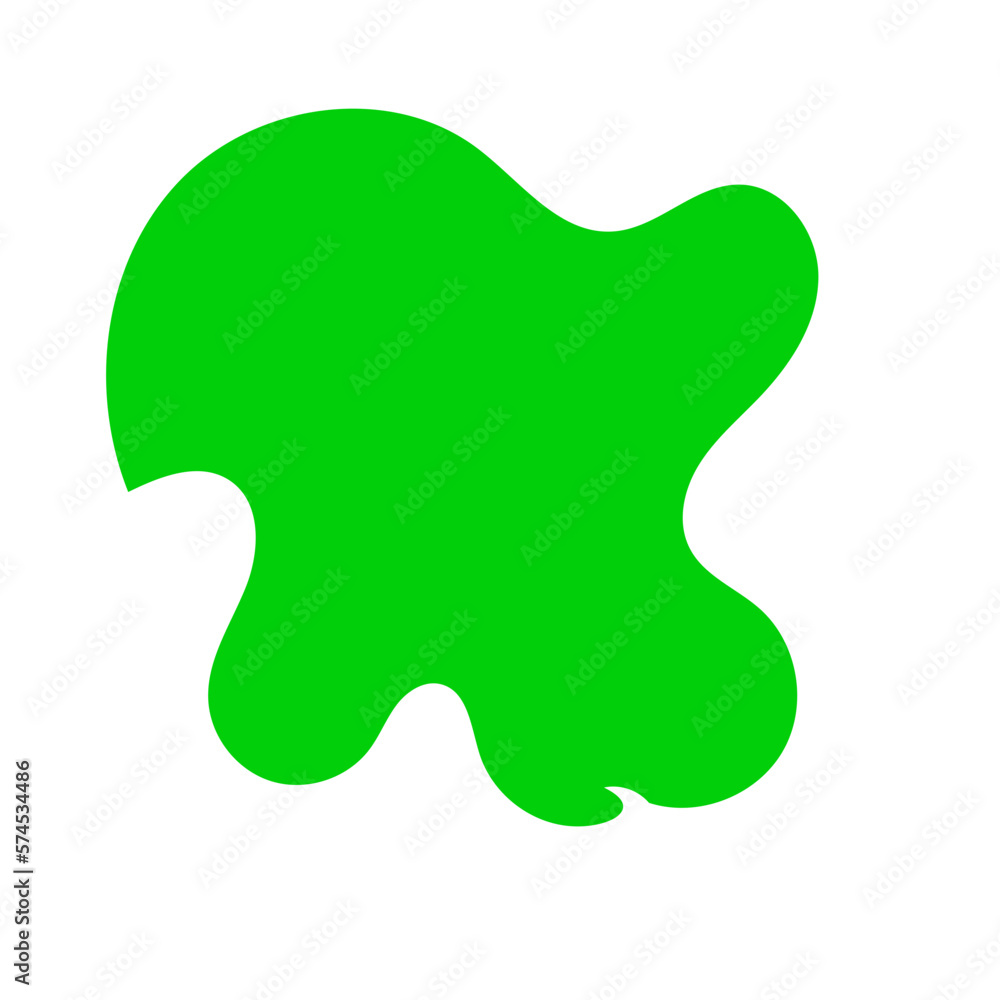 Green Abstract Shapes Decor Green Abstract Shapes Decor