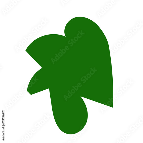 Green Abstract Shapes Decor 