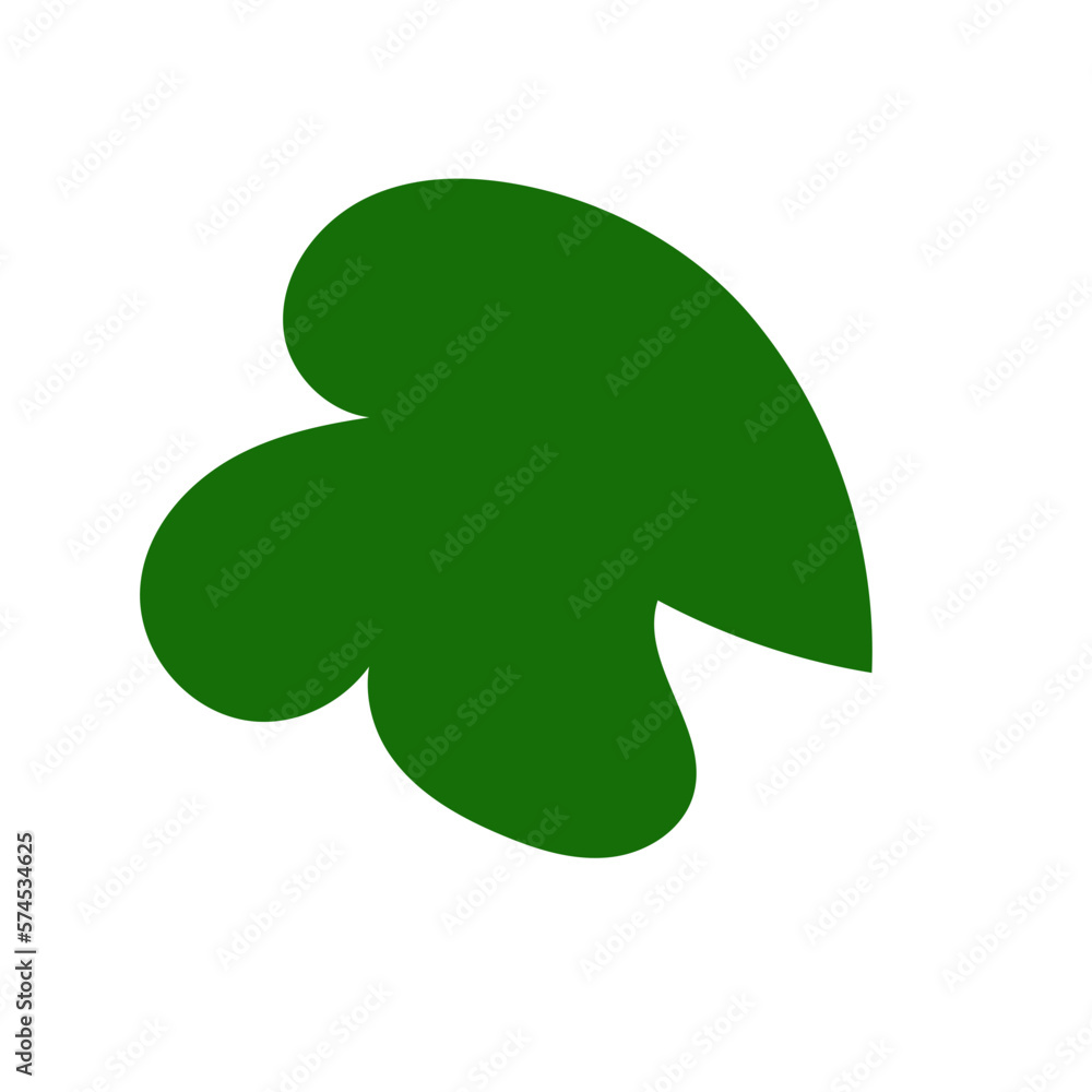 Fototapeta premium Green Abstract Shapes Decor 